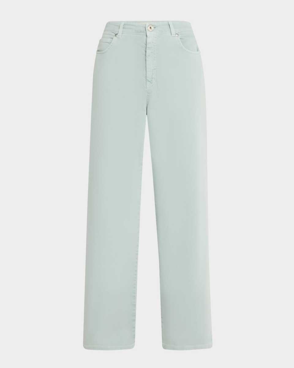 Medina Straight-Leg Stretch Cotton Pants